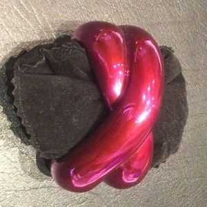 KENZO hot pink metallic cuff bracelet